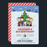 Charlie Brown and Friends Winter Birthday Invitation<br><div class="desc">Celebrate a winter birthday with the Charlie Brown and Friends Winter Birthday Invitation! Featuring the beloved Peanuts characters in a festive winter scene, this playful invitation is perfect for a Peanuts-themed birthday party. Personalise it with your event details to create a memorable and festive invite that will get your guests...</div>