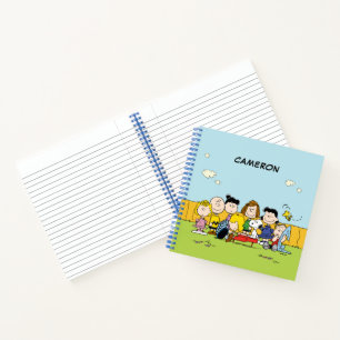 Charlie Brown and Gang   Add Your Name Notebook