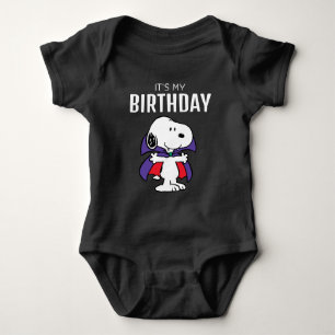 Charlie Brown and Gang Halloween Birthday Party Baby Bodysuit