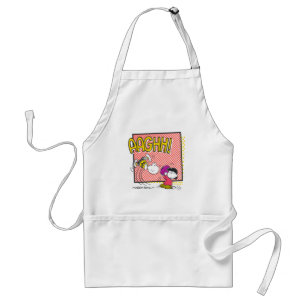 Charlie Brown and Lucy Football Comic Graphic Standard Apron