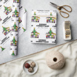 Charlie Brown & Friends Christmas | Add Your Name Wrapping Paper<br><div class="desc">Wrap that special holiday gift with a fun Peanuts Christmas design.  Personalise by adding name or custom text!</div>