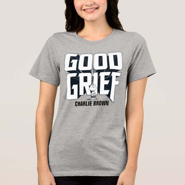 Charlie Brown "Good Grief" Rock Band Tee Graphic (Front)
