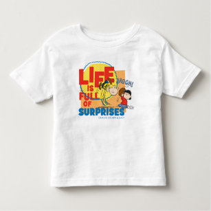 Charlie Brown & Lucy - Life is Full of Surprises Toddler T-Shirt