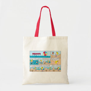 Charlie Brown & Sally At The Beach Tote Bag