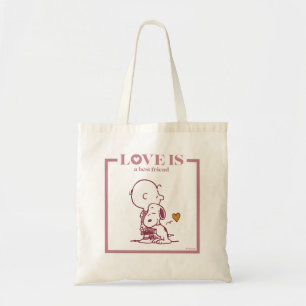 Charlie Brown & Snoopy - Love is a Best Friend Tote Bag