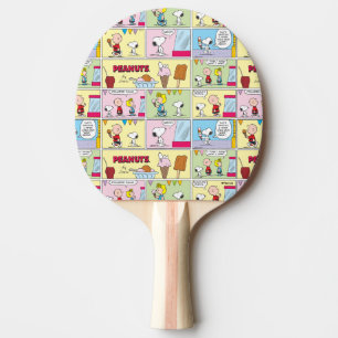 Charlie Brown, Snoopy & Sally   Ice Cream Ping Pong Paddle