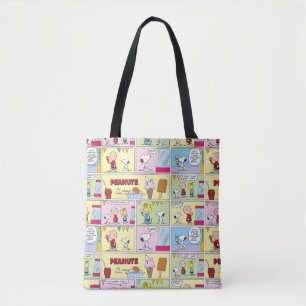 Charlie Brown, Snoopy & Sally   Ice Cream Tote Bag