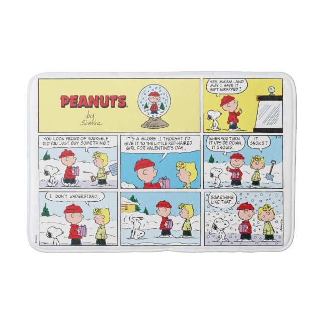 Charlie Brown | Snow Globe Bath Mat (Front)