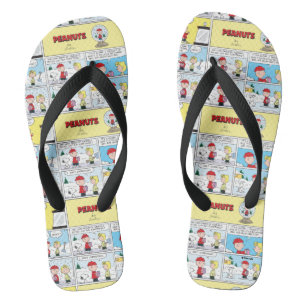 Charlie Brown Snow Globe Jandals