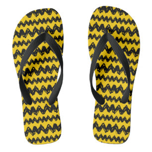 Charlie Brown Zig Zag Pattern Jandals