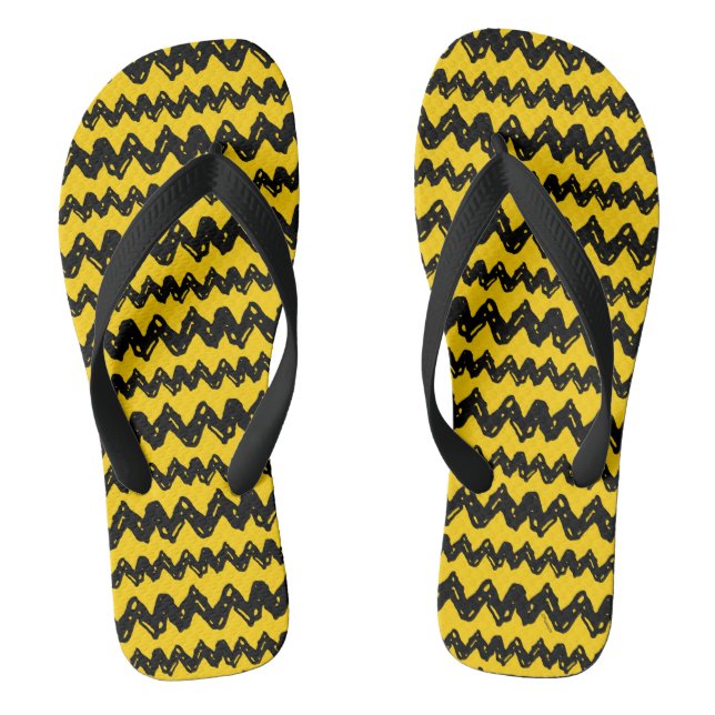 Charlie Brown Zig Zag Pattern Jandals (Footbed)