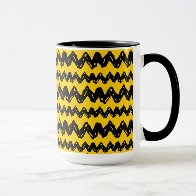 Charlie Brown Zig Zag Pattern Mug (Right)