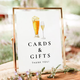 CHARLIE Bubbles & Brews Cards & Gifts Sign