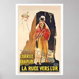 Charlie Chaplin La Ruée Vers L'or The Gold Rush Poster