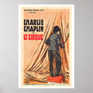 Charlie Chaplin The Circus 1928 Vintage Movie Poster