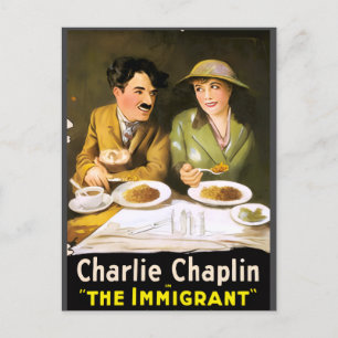 Charlie Chaplin/The Immigrant Postcard