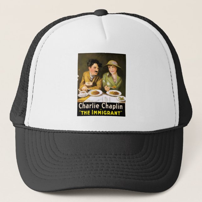 Charlie Chaplin/The Immigrant Trucker Hat (Front)