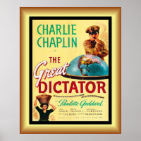 Charlie Chaplin's ~ The Great Dictator 1940 ~ Post