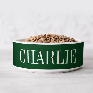 Charlie Classic Name Monogram | Navy Bowl