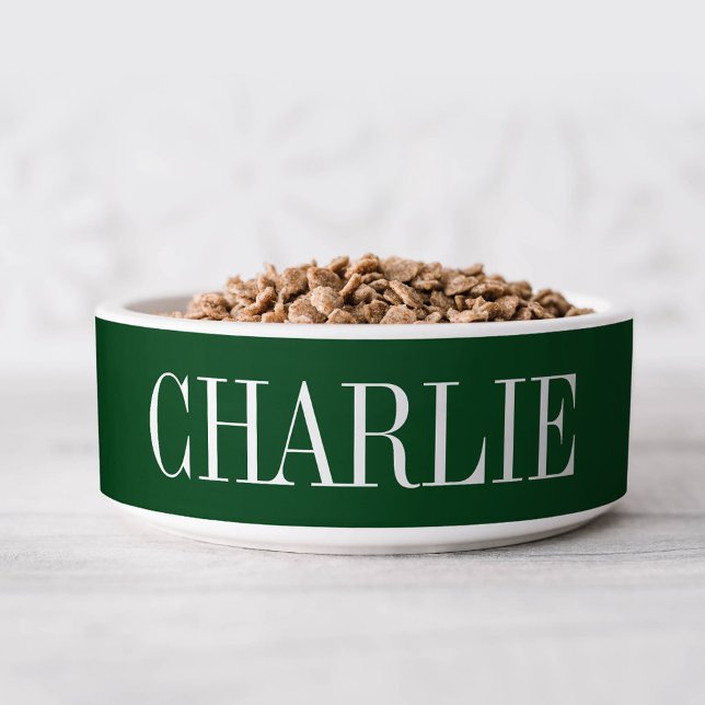 Charlie Classic Name Monogram | Navy Bowl (Creator Uploaded)