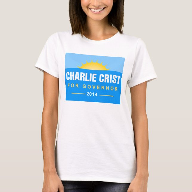 Charlie Crist Florida Governor 2014 T-Shirt (Front)