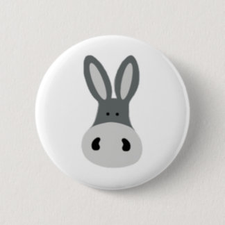 Charlie Donkey 6 Cm Round Badge