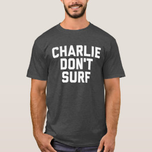 Charlie Don't Surf Charcoal Heather T-Shirt