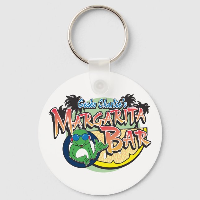 Charlie Geckos Margarita Bar Key Ring (Front)