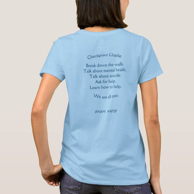Charlie  I am valid shirt (Back)