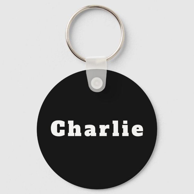 Charlie Key Ring (Front)