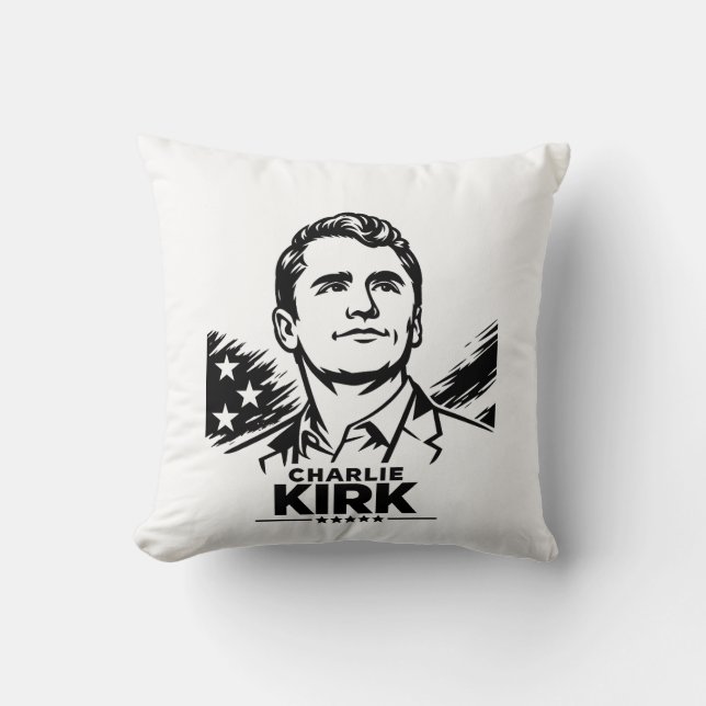 charlie Kirk Cushion (Front)