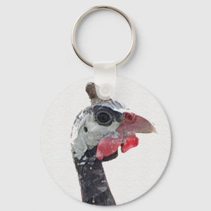 Charlie Round Button Key Ring