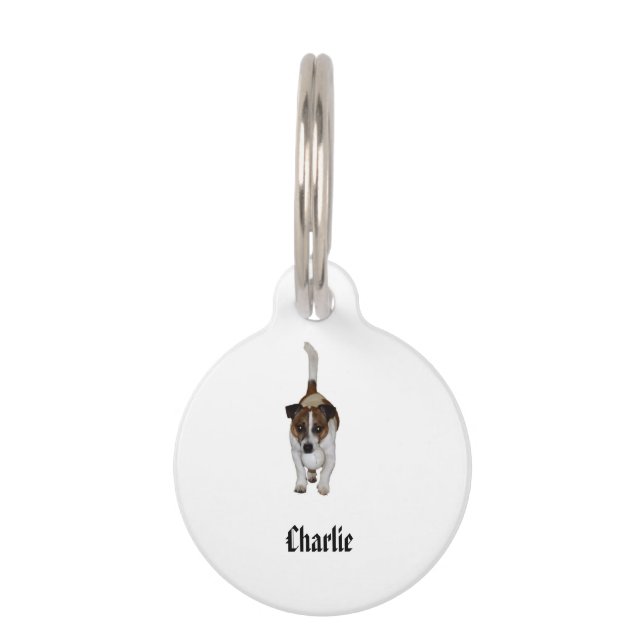 Charlie The Fox Terrier, Pet Tag (Front)