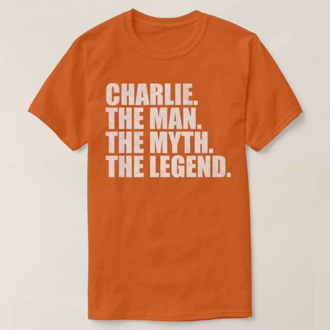 CharlieCharlie Name Charlie given name T-Shirt (Design Front)
