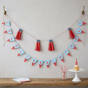Charlie's 8th Birthday Bowling Party Bunting