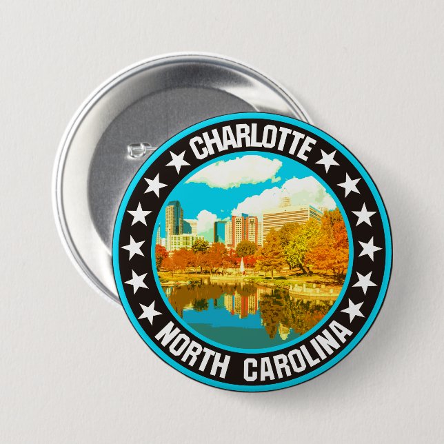 Charlotte                                          7.5 cm round badge (Front & Back)