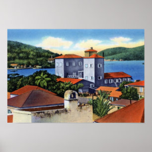 Charlotte Amalie Virgin Islands Rum Factory Poster