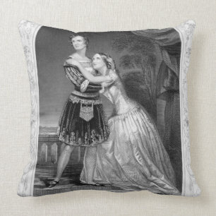 Charlotte and Susan Cushman as Romeo and Juliet, A Cushion