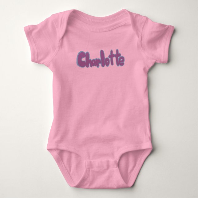 Charlotte  baby bodysuit (Front)