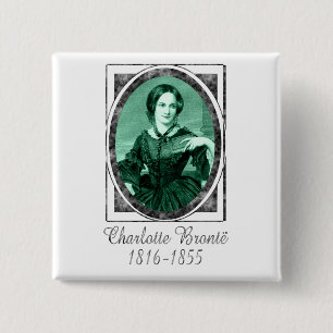 Charlotte Brontë 15 Cm Square Badge