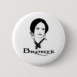 Charlotte Bronte 6 Cm Round Badge