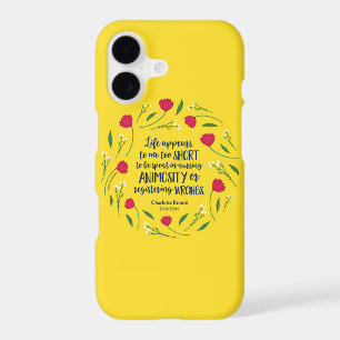 Charlotte Bronte Jane Eyre Floral Life Book Quote
