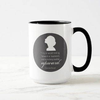 Charlotte Bronte - Keep Looking Upward Mug