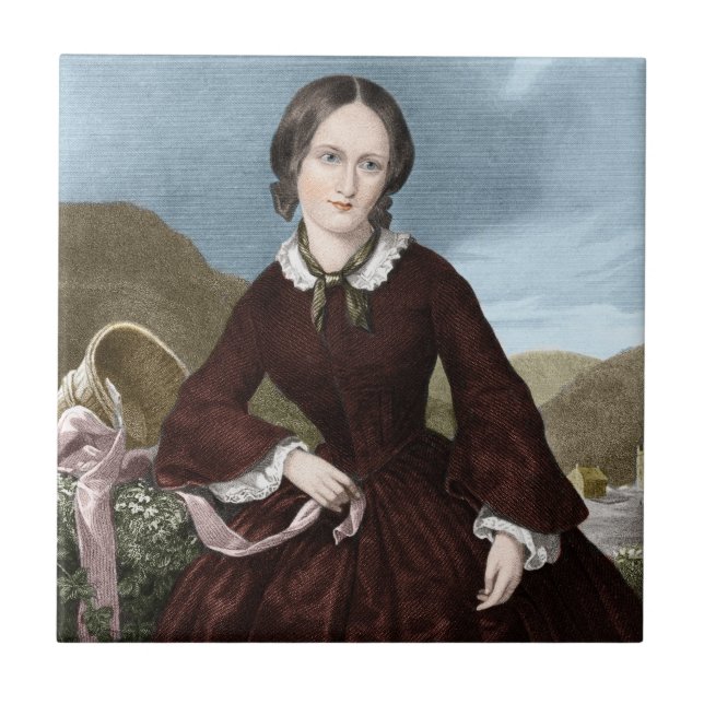 Charlotte Bronte Tile (Front)