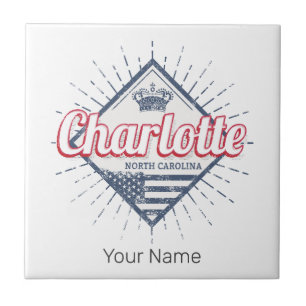 Charlotte City North Carolina United States USA Tile