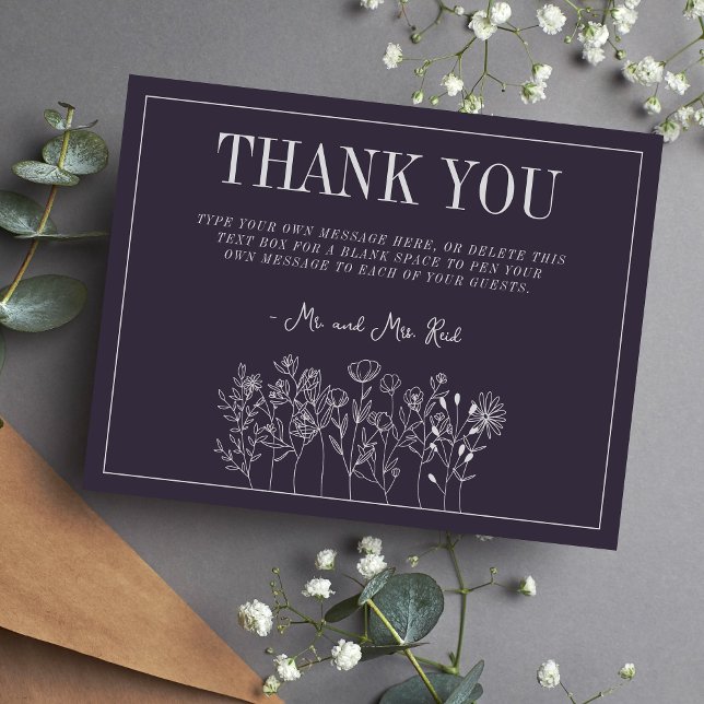 Charlotte | Curated Colours | Wedding Thank You (Creator Uploaded)