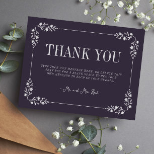 Charlotte   Curated Colours   Wedding Thank You Card