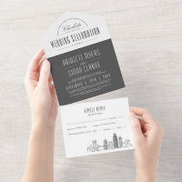 Charlotte Deco Skyline | Grey-Style Wedding