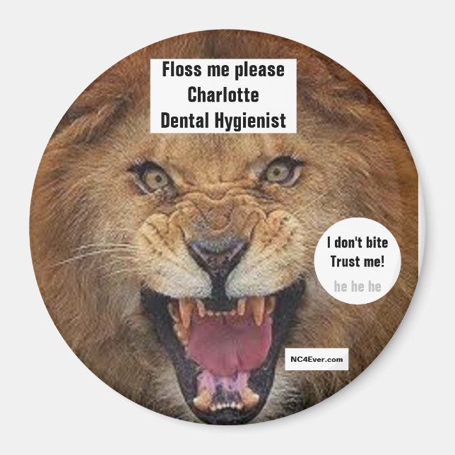 Charlotte Dental Hygienist Magnet (Front)