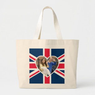 Charlotte Elizabeth Diana - British Will Kate Large Tote Bag